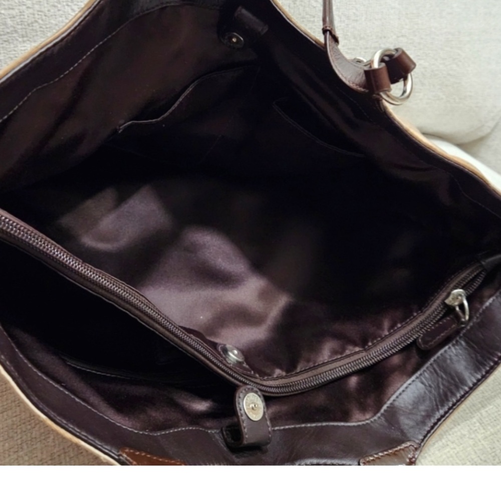 Coach Carly signature canvas shoulder/Tote GUC - Picture 11 of 15